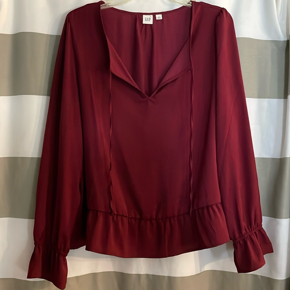Garnet long sleeve blouse